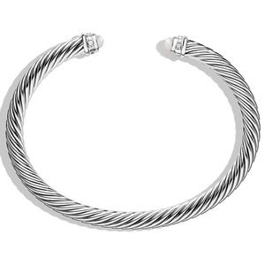 David Yurman Cable Classics Bracelet Diamond&Pearl